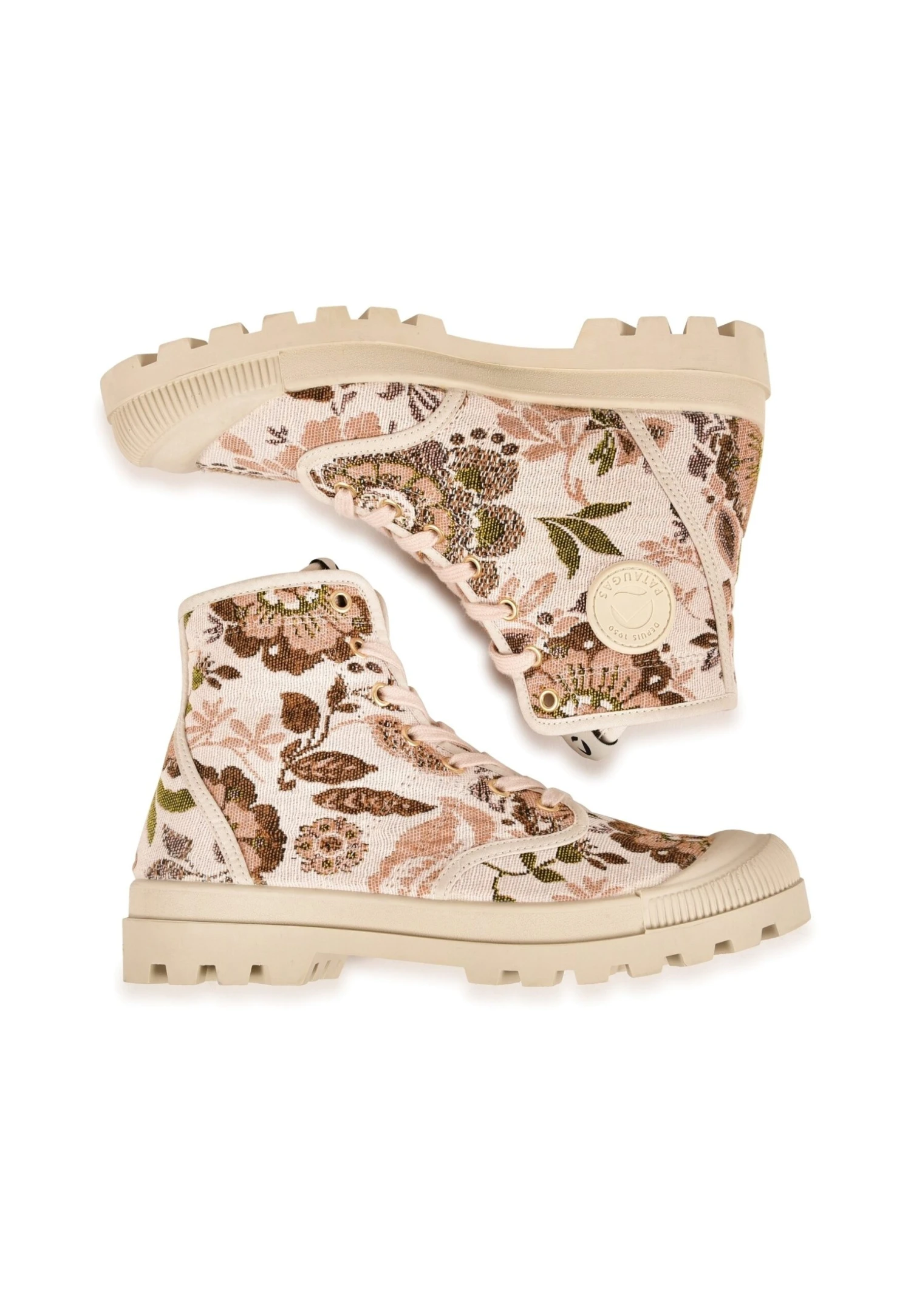 Pataugas Authentique M/Fl F4H - Sneakers Alte - Beige 7 Pataugas Authentique M/Fl F4H - Sneakers Alte - Beige - immagine 5