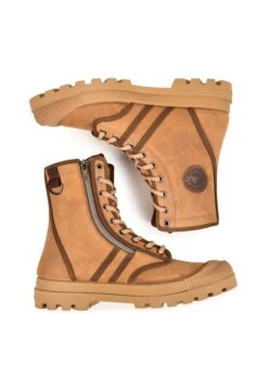 Pataugas Authentique H Zipss F4I - Stivaletti Stringati - Camel -Pataugas a2161b2226854e2aa21c48521ebd987c