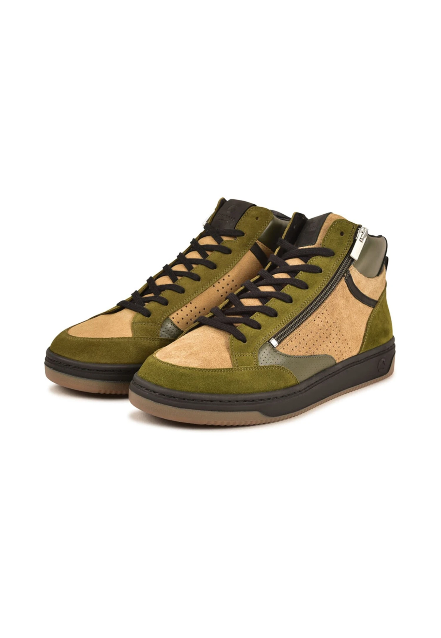 Pataugas Basalt M/Zmix H4I - Sneakers Alte - Olive Oyl 4 Pataugas Basalt M/Zmix H4I - Sneakers Alte - Olive Oyl - immagine 2